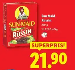 Lidl SUN MAID Russin erbjuda