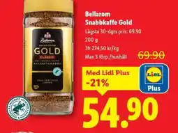 Lidl BELLAROM Snabbkaffe gold erbjuda