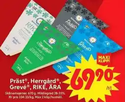 ICA Maxi Präst, herrgård, grevé, rike, ära erbjuda