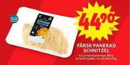 ICA Maxi ICA Färsk panerad schnitzel erbjuda