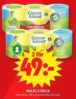 ICA Maxi Majs 3-pack erbjuda