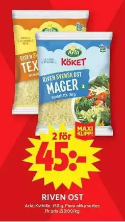 ICA Maxi ARLA Riven ost erbjuda