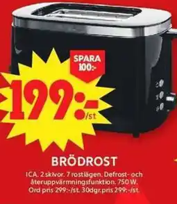 ICA Maxi ICA Brödrost erbjuda