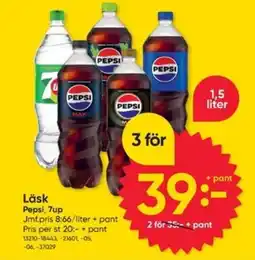 DollarStore PEPSI Läsk erbjuda