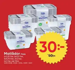 DollarStore FRIDA Matlådor erbjuda