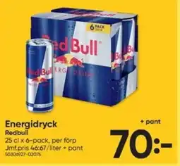 DollarStore REDBULL Energidryck erbjuda
