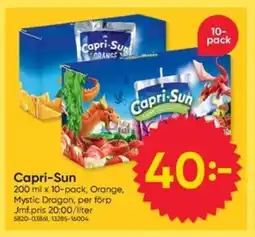DollarStore Capri-sun erbjuda