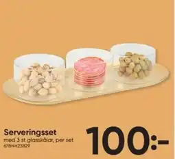 DollarStore Serveringsset erbjuda