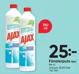 DollarStore AJAX Fönsterputs erbjuda