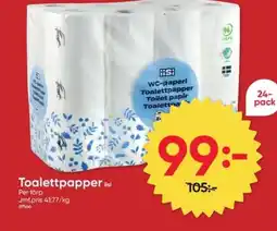 DollarStore IISI Toalettpapper erbjuda