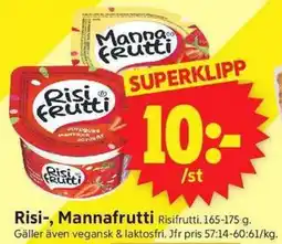 ICA Supermarket RISIFRUTTI Risi-, mannafrutti erbjuda