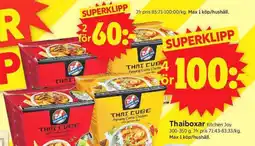 ICA Supermarket KITCHEN JOY Thaiboxar erbjuda