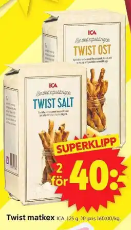 ICA Supermarket ICA Twist matkex erbjuda