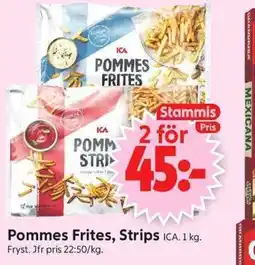 ICA Supermarket ICA Pommes Frites, Strips erbjuda