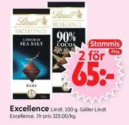 ICA Supermarket LINDT Excellence erbjuda