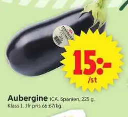 ICA Supermarket Aubergine erbjuda