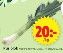 ICA Supermarket Purjolök erbjuda
