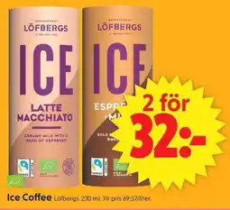 ICA Supermarket LÖFBERGS Ice coffee erbjuda