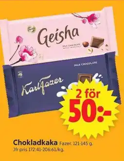 ICA Supermarket FAZER Chokladkaka erbjuda