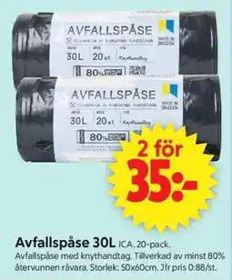 ICA Supermarket Avfallspåse erbjuda
