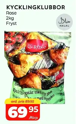 Matrix Butikerna ROSE Kycklingklubbor erbjuda