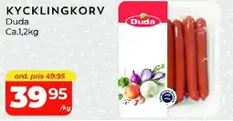 Matrix Butikerna DUDA Kycklingkorv erbjuda