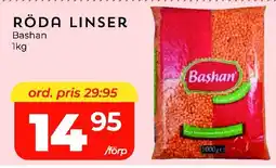 Matrix Butikerna BASHAN Röda linser erbjuda