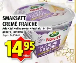 Matvärlden Tensta SMAKSATT CREMÈ FRAICHE erbjuda