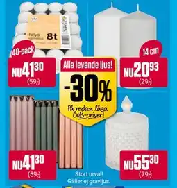 ÖoB Alla levande ljus! erbjuda