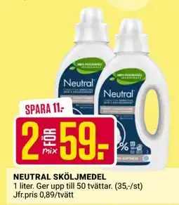 ÖoB NEUTRAL SKÖLJMEDEL erbjuda