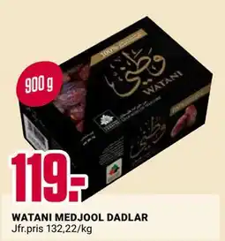 ÖoB WATANI MEDJOOL DADLAR erbjuda