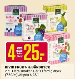 ÖoB KIVIK FRUKT- & BÄRDRYCK erbjuda