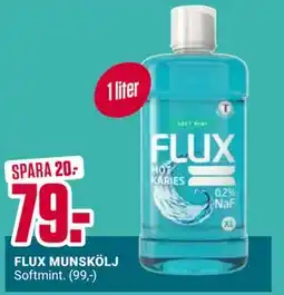 ÖoB FLUX MUNSKÖLJ erbjuda