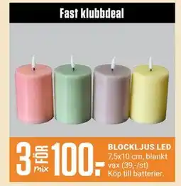 ÖoB BLOCKLJUS LED, Medlemspris erbjuda