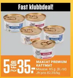 ÖoB MAXCAT PREMIUM KATTMAT, Medlemspris erbjuda