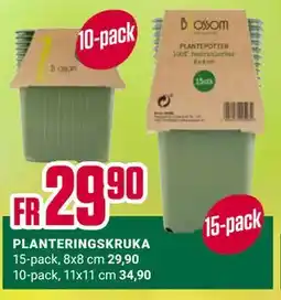 ÖoB PLANTERINGSKRUKA erbjuda