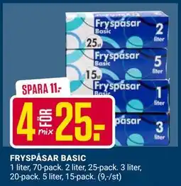 ÖoB FRYSPÅSAR BASIC erbjuda