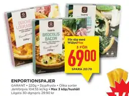 Willys ENPORTIONSPAJER erbjuda