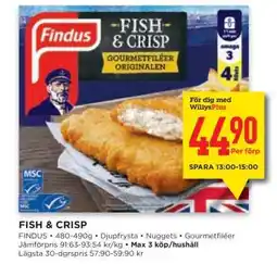 Willys FISH & CRISP erbjuda