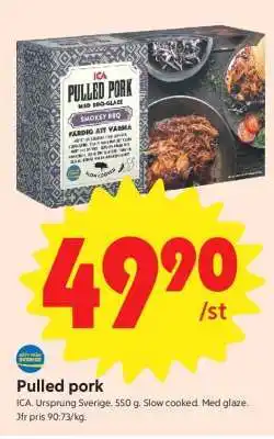 ICA Supermarket PULLED PORK erbjuda