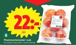 ICA Supermarket PlommonTomater i Ask erbjuda