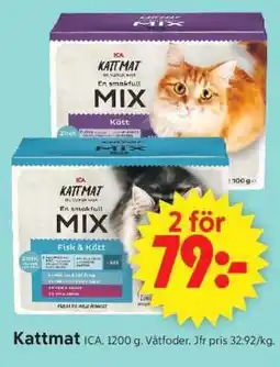 ICA Supermarket Kattmat ICA erbjuda
