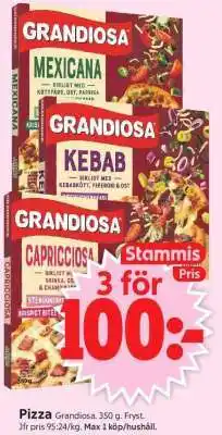 ICA Supermarket Pizza Grandiosa erbjuda