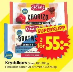 ICA Supermarket Kryddkorv Scan erbjuda