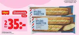 ICA Supermarket VITLÖKSBAGUETTER erbjuda