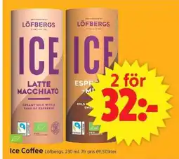 ICA Supermarket Ice Coffee Löfbergs erbjuda