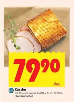 ICA Supermarket KASSLER erbjuda