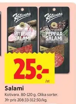 ICA Supermarket Salami erbjuda