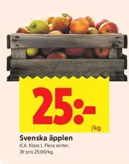 ICA Supermarket Svenska Äpplen erbjuda