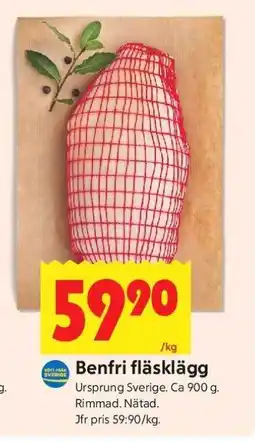 ICA Supermarket Benfri fläsklägg erbjuda